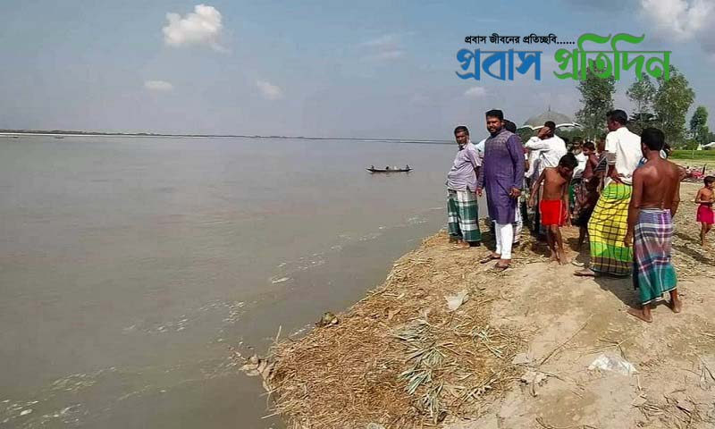 জামালপুর যমুনার ভাঙনের কবলে বসতবাড়ি, ফসলি জমি